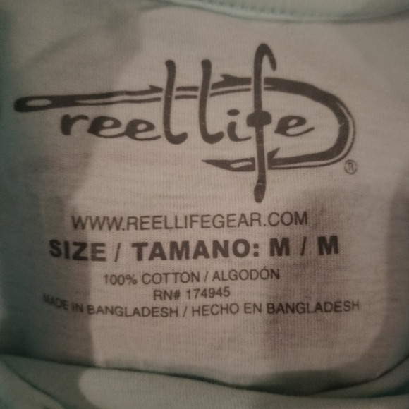 Men's Reel Life T Shirt - Picture 3 of 3
